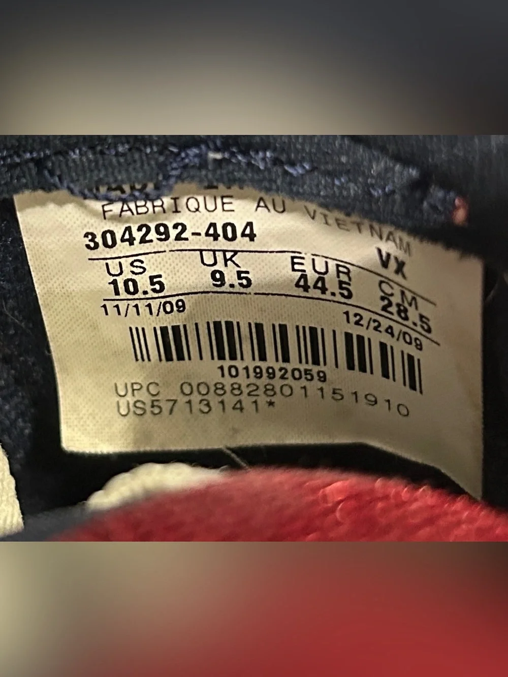 Nike SB Dunk Low ‘Obsidian Team Red’ (304292 404) Shoes Size: 10.5 M